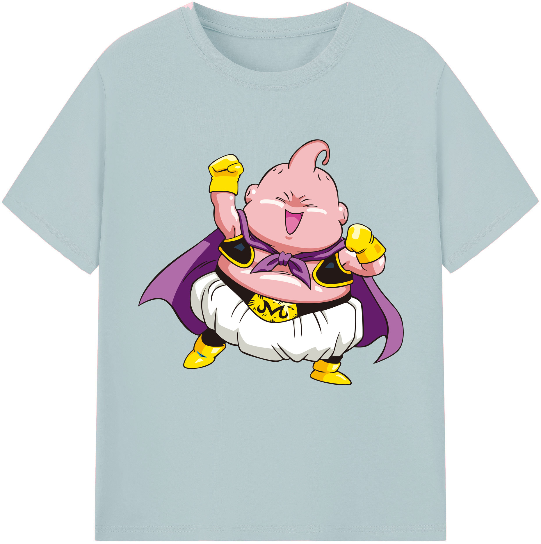 （画像用） ドラゴンボール 魔人ブウ DRAGON BALL Majin Buu 綿100％半袖Tシャツ（フロントプリント）